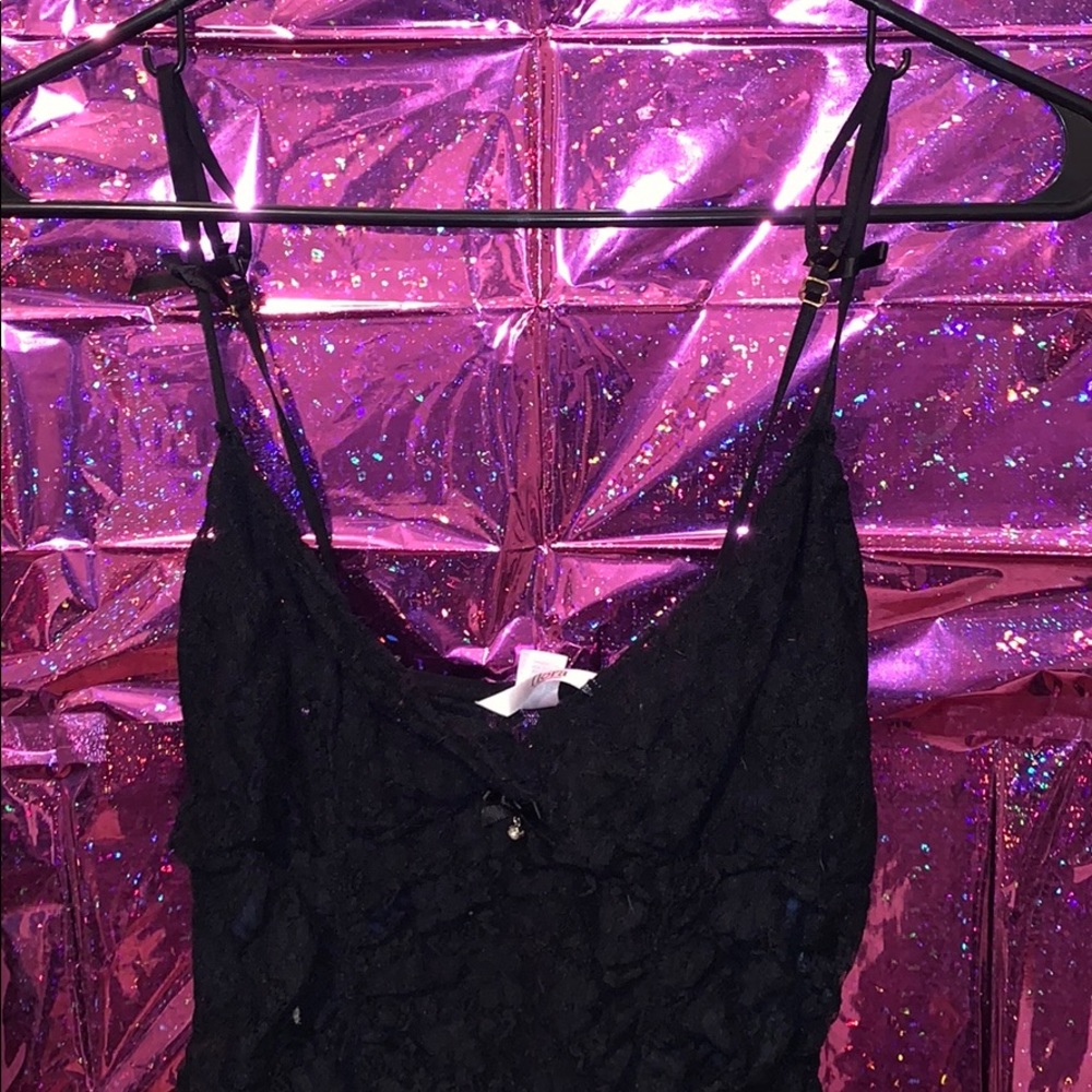 Sexy black chemise